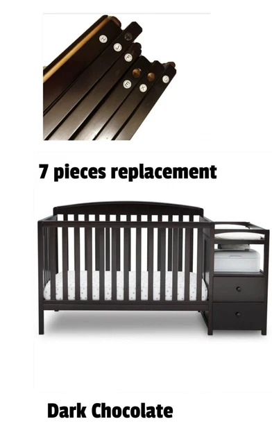 Delta Children Crib Parts Replacement 7 Pieces crib N Changer  74804-207