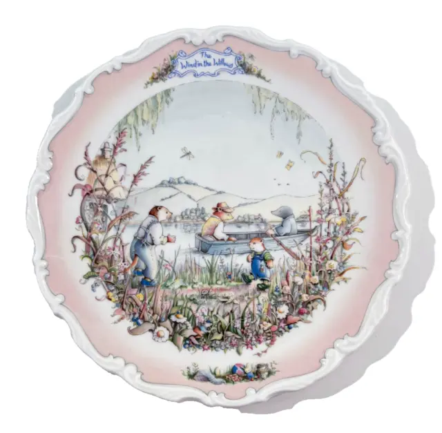 ROYAL ALBERT PLATE - Wind in the Willows - PORTLY'S RETURN - VINTAGE 1987 - VGC