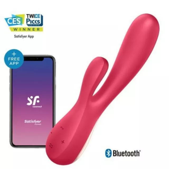 Vibrador de conejo de silicona doble, estimulador de clítoris, consolador...