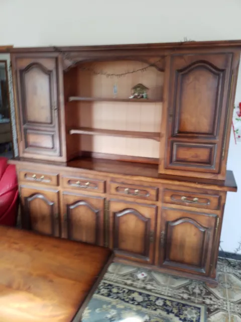 buffet ancien 2 corps en bois