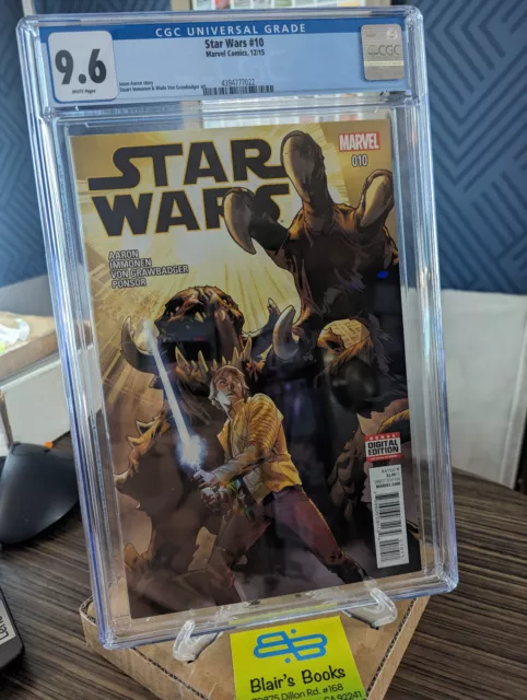 Marvel's STAR WARS #10 CGC-Grade 9.6 [2015] NEW SLAB; Jason Aaron 1st Gamemaster