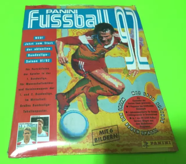 Panini Fussball Bundesliga 92 OVP Sealed Complete Loose Stickers Set + Album