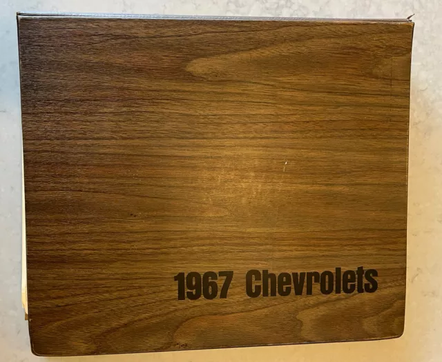 1967 Chevy Car Color and Upholstery Dealer Album Chevrolet Showroom Book