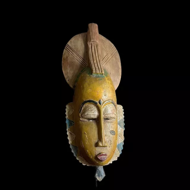 Maschere africane Maschera Baule africana Maschera tribale in legno Arte... 3