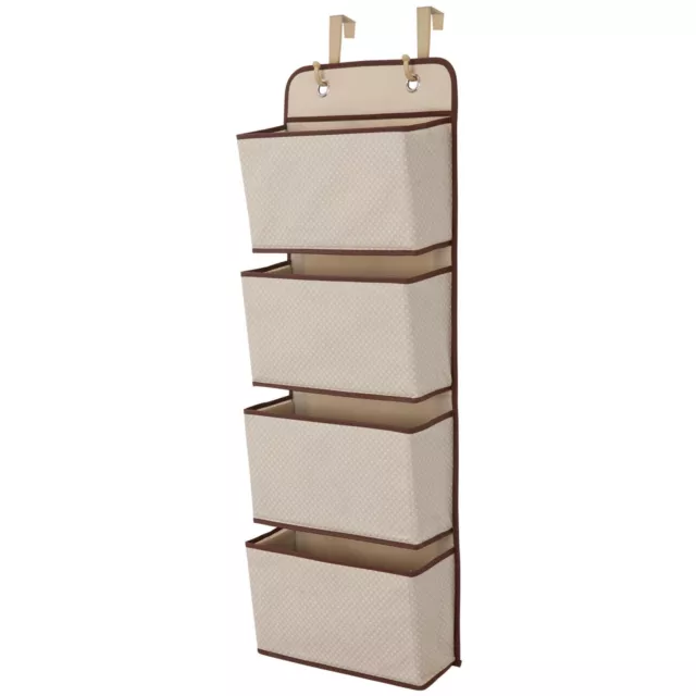 NEW Delta Children 4-Pocket Nursery Over the Door Organizer With Hooks Included