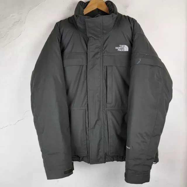 The North Face Mens Medium Ice HyVent Waterproof Down Insulated Jacket Green...