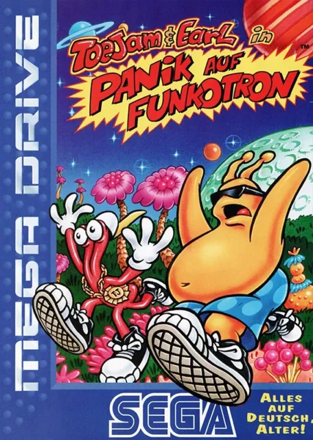 SEGA Mega Drive Spiel - ToeJam & Earl in Panik auf Funkotron mit OVP