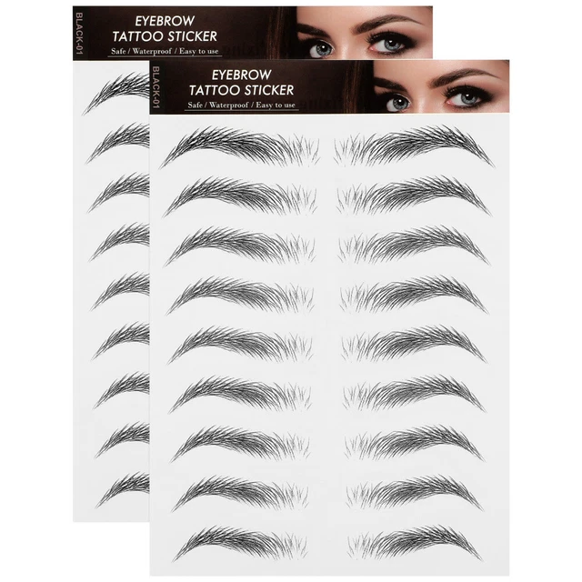 3d Eyebrow Stickers Miss Artificial Eyebrows Transfers for Women