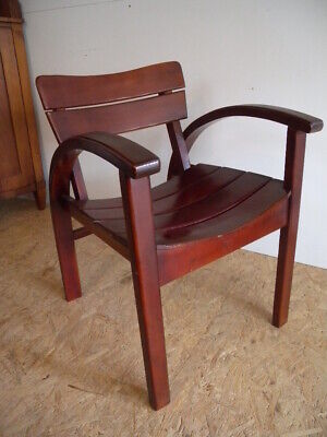 Bauhaus Art Deco Armchair Lounge Chair 20 Armchair Erich Dieckmann Antique A6 2