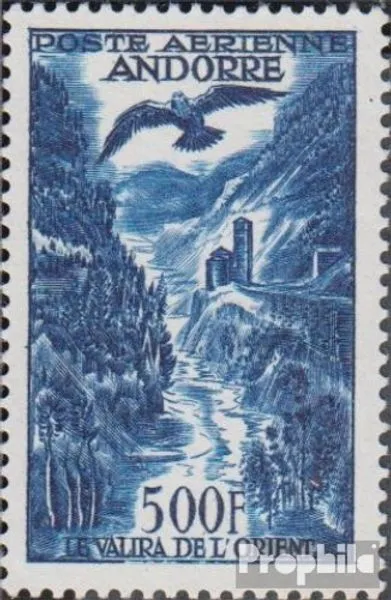 Briefmarken Andorra - Französische Post 1955 Mi 160 postfrisch Vögel