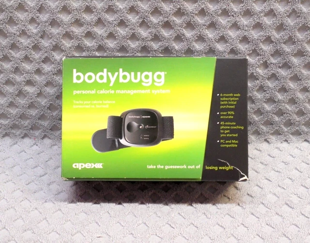 Apex Bodybugg Calorie Management System Weight Loss Arm Band New Open Box