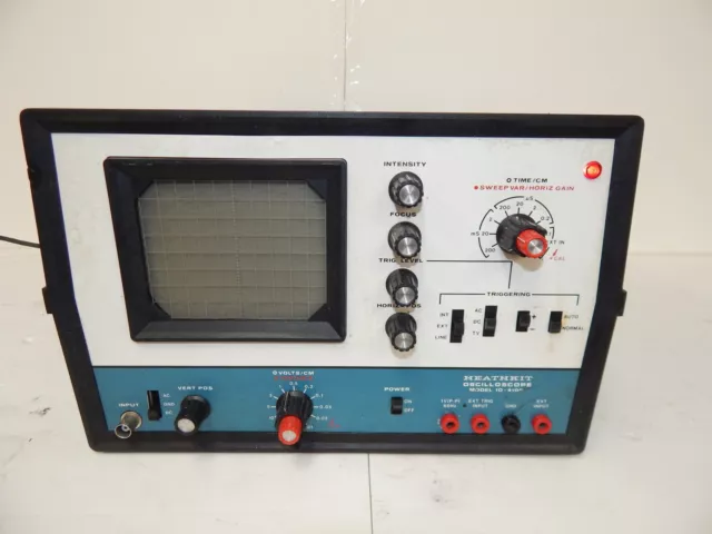 TC HEATHKIT Model IO-4105 OSCILLOSCOPE (FIY17) 2