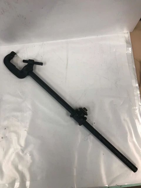 Altman 24 in. Extensión de accesorio 504-A con abrazadera en C de 3" y deslizamiento de brazo lateral en lata