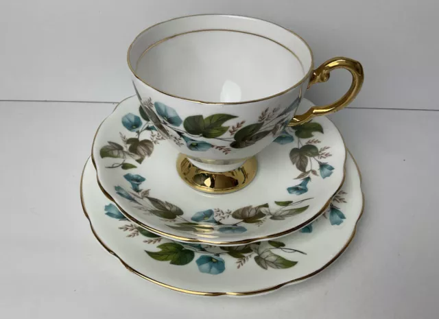 Vintage Royal Tuscan Bone China Tea Trio Cup Saucer & Side Plate Superb
