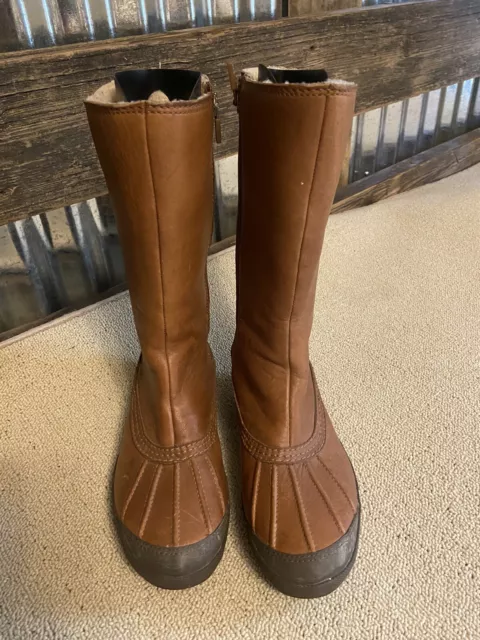 UGG AUSTRALIA WOMEN 1936 Tall Leather Wedge Sweater Boots shoes sz
