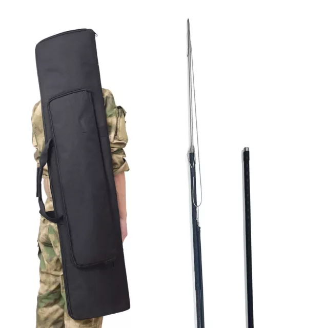 Spearfishing Kit Adjustable Carbon Fiber Pole Spear Hand Spear With Slip Tip