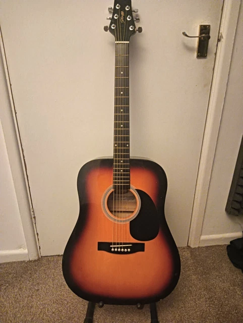 CHANTRY BFG 4116 Sunburst Dreadnought Acoustic Guitar Full Size