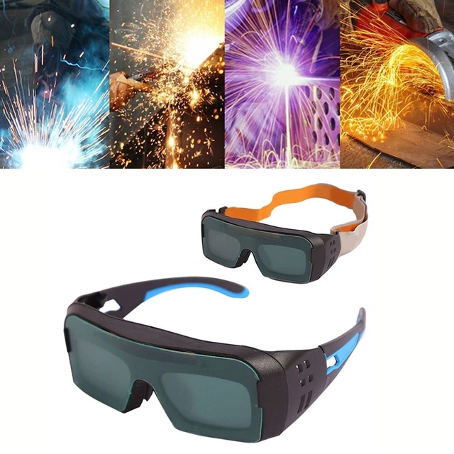 Occhiali per saldatura di alta qualità con materiale per lenti LCD e montature