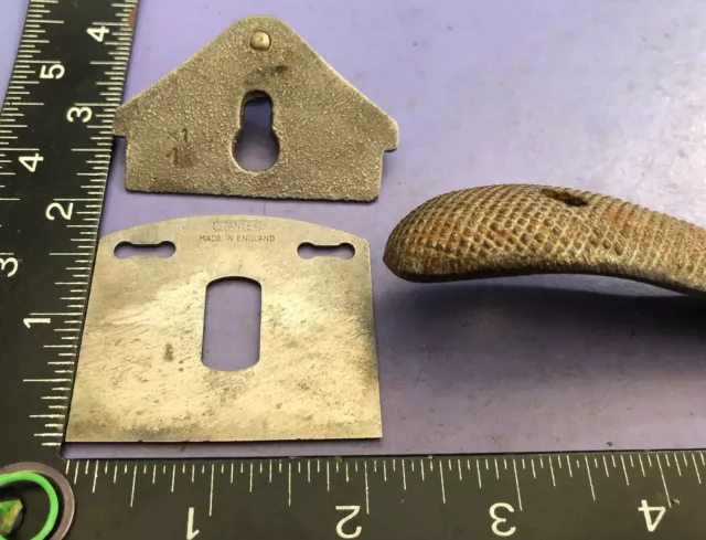 Stanley Spoke Shave Adjustable Flat Sole - Vintage Old Tool 4