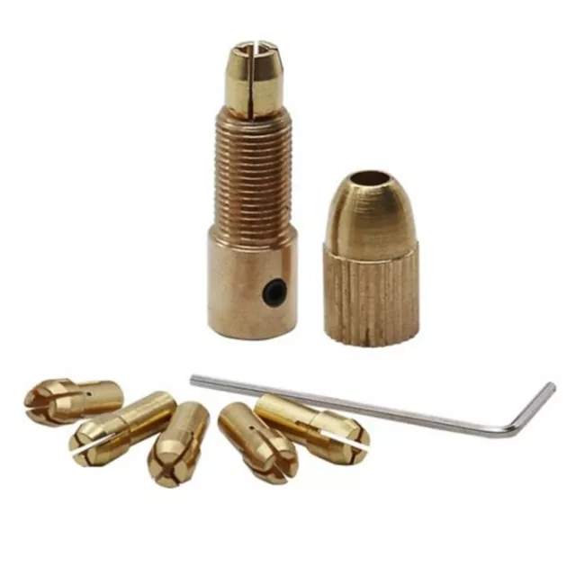 0.5-3.0mm Mini Perceuse Laiton Collet Set Fit for Micro-Twist Électronique Chuck