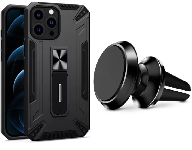Coque Etui Aimant + Support Voiture Aimant pour Xiaomi Redmi Note 11S 11 Pro