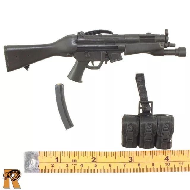 Swat Commander - MP5 Machine Gun w/ Pouch - 1/6 Scale - 21 Toys Action Figures