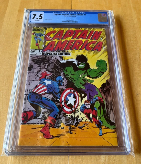 Captain America Special Edition #1 CGC 7.5 Jim Steranko Cover from 1984! WP!