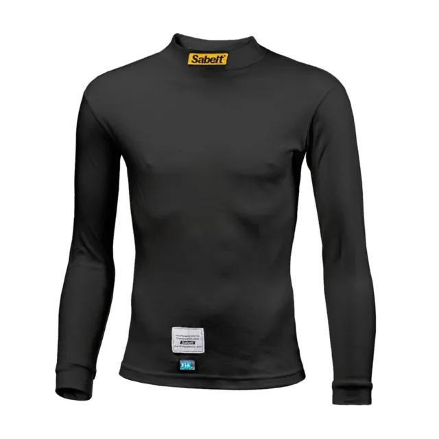 Neu Sabelt UI-100 Pullover Schwarz (Homologation FIA) (S)