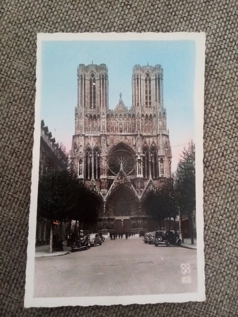 Cpa Reims La Cathédrale