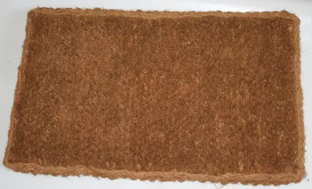 Various Plain Natural Large 100% Coir Mat 25mm Thick Doormat Rug