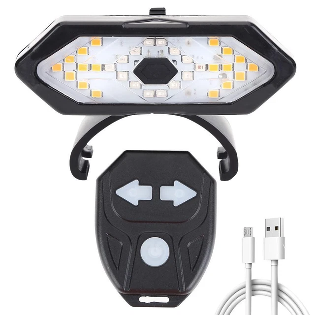 2Set Turn Signal Lamp LED Warning Lamp Micro USB Rechargeable for M365 Pro 2 MI