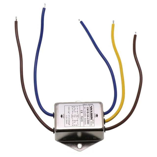 Purificateur EMI filtre anti-interférence 250 V CW1B L pour appareils électron