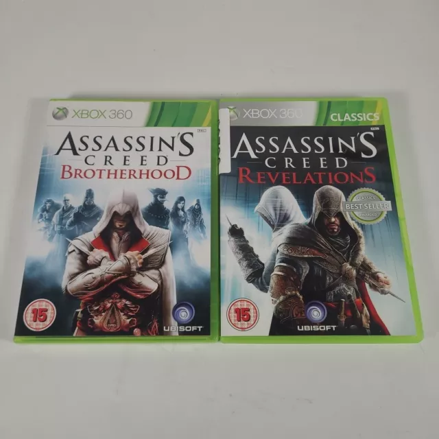 Assassins Creed Brotherhood & Revelations Xbox 360 Video Game 1x Manual PAL