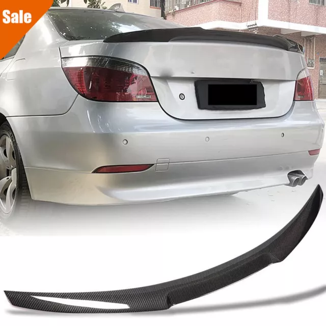 PAINTED BLACK & RED BMW 5-Series E60 M5 Roof Spoiler 550i 525i