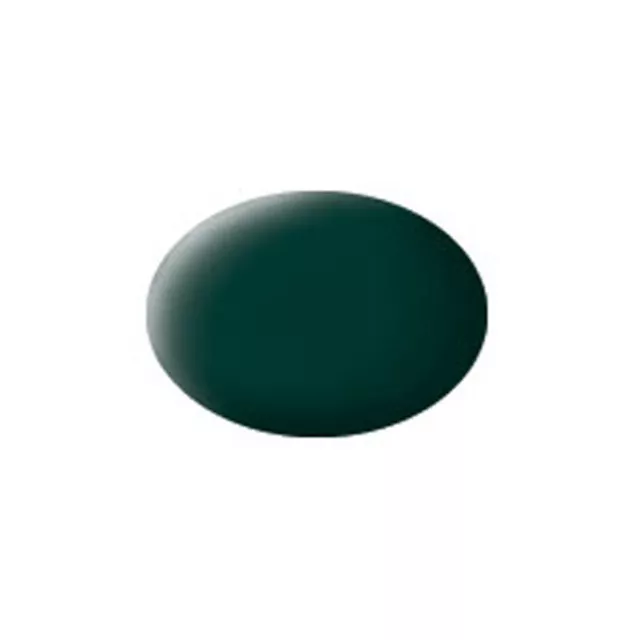 Revell 36140 Aqua Color Black Verde Matt (18ml) Modelismo