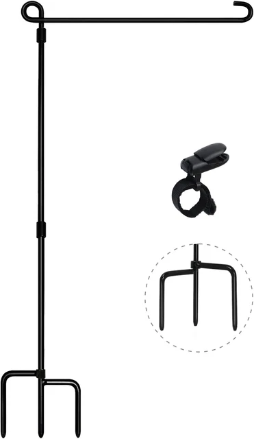 Garden Flag Stand,Metal Garden Flag Pole,Decorations Outdoor Flag Stand,Garden F