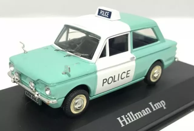 Superb Atlas Best Of British Police Cars 1/43 Hillman Imp Panda Car Kent Police