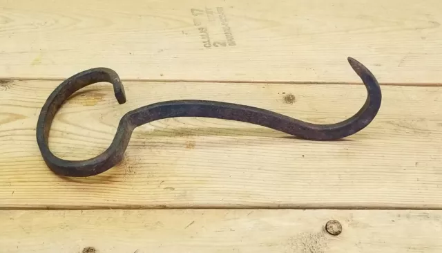ANTIQUE VINTAGE HAND-FORGED Iron Hay Bale Hook - FARM - RARE $75.00 -  PicClick
