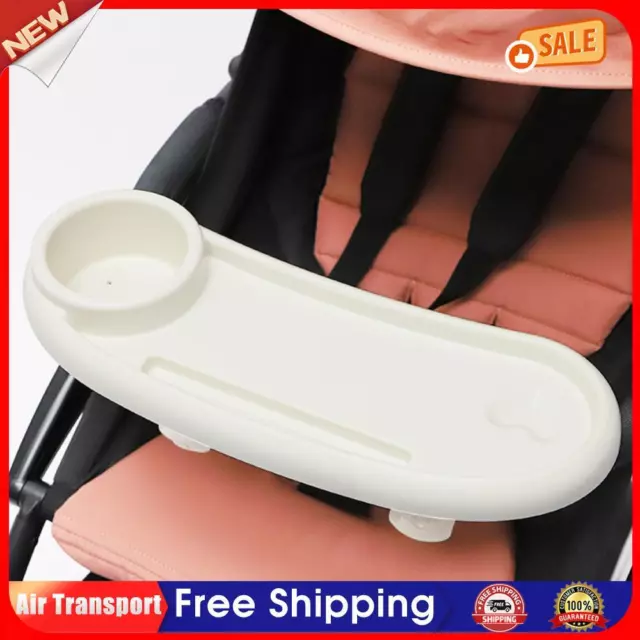 3 In 1 Universal Stroller Tray Removable for Stroller Accessories (White) AU