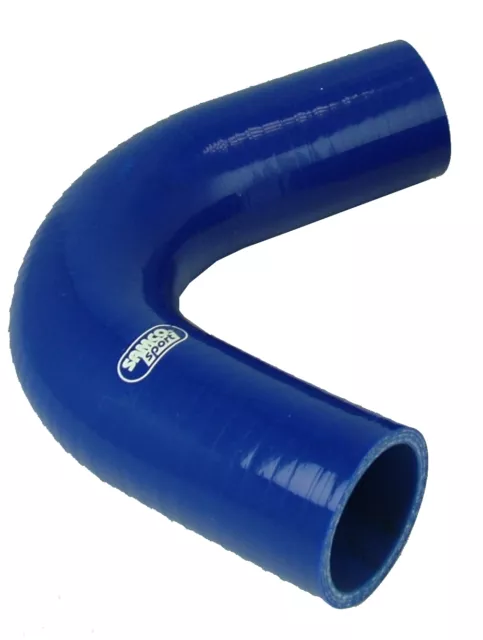 Samco Sport Silikon 120° Krümmer Durchmesser 60mm blau