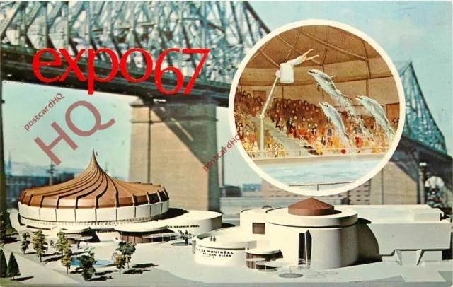 Picture Postcard__Montreal, Expo 67, Alcan Pavilion, Dolphins