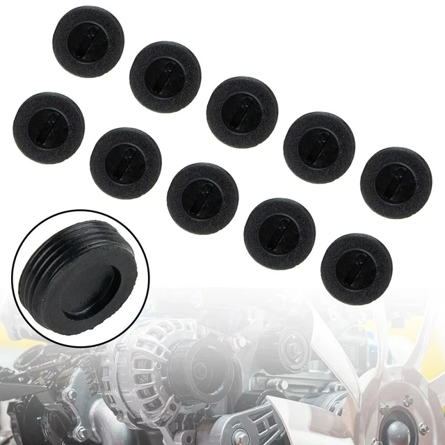 Tout Neuf Carbone Brosse Housse for Moteur 12-22mm Accessoires Noir Casquette