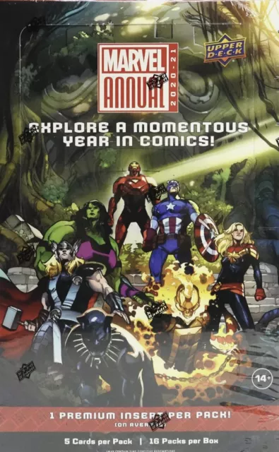 2020-2021 Marvel Annual Trading Cards Complete Your Set U PICK Marvel Comic base