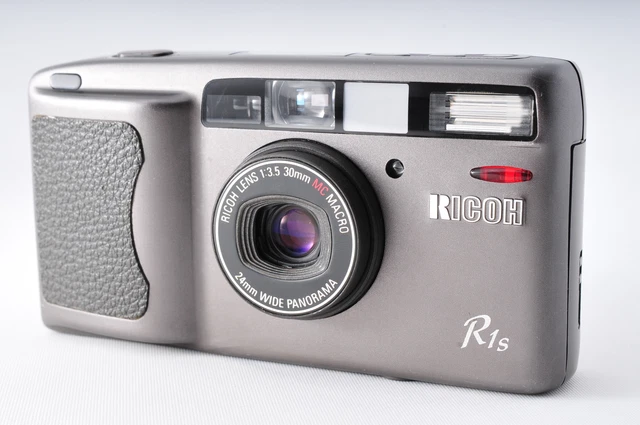 [Near MINT] READ Ricoh R1s Gray Point&Shoot 35mm Film Camera From JAPAN