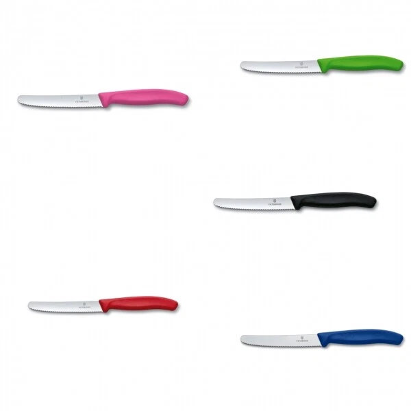 Victorinox 2 Stk Tomatenmesser Brötchenmesser Gemüsemesser Tafelmesser