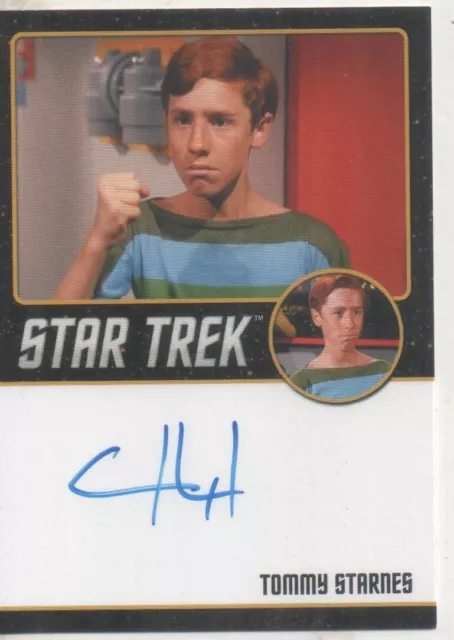 Star Trek TOS 50th Anni BLACK Auto Trading Card Craig Huxley "Tommy Starnes"