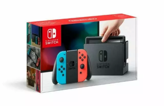 Nintendo Switch 32 Go Console Portable avec Manettes Joy-Con Bleu Néon/Rouge...