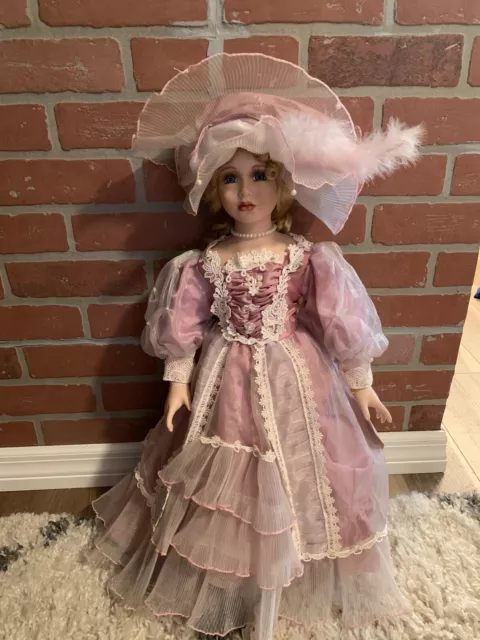 American Classics Hand Crafted Porcelain Doll “Julia Lynn”, 24 in W/Box