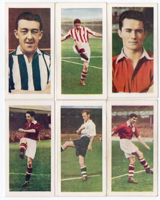 CADET SWEET CIGARETTES FOOTBALLERS c.1957. 66 x 35 mm INCLUDES  TOM FINNEY