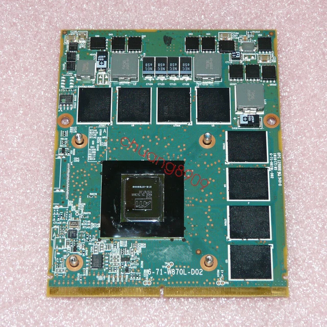 ATI Mobility Radeon HD5870 6-71-W870L-D02 Video Card for CLEVO W860CU W86CU